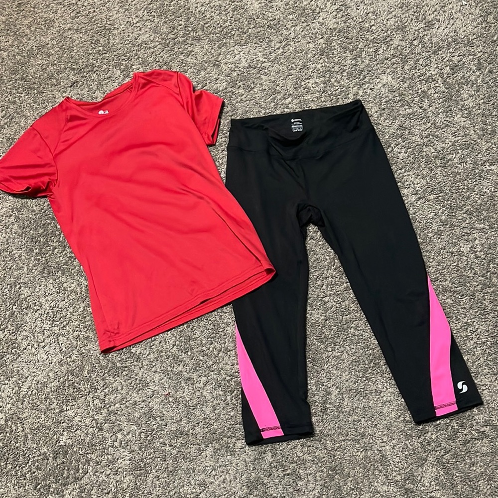 Woman’s workout clothes